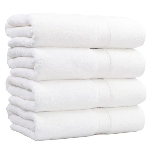 Authentic Hotel and Spa Turkish Cotton Bath Towels (Set of 4) - Bed Bath & Beyond - 4717997 | Bed Bath & Beyond