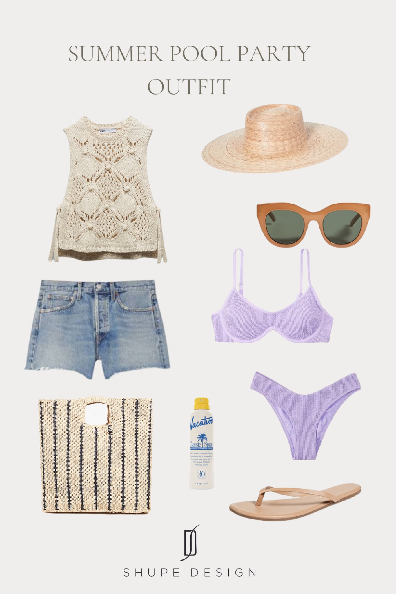 Chic and easy outfit inspo for a pool or beach day in the summer | pool party outfit | beach day | vacation outfit | European vacation | coastal | OOTD | Hat Attack | Abercrombie & Fitch | Le Specs | Shopbop | Tkees | sunscreen | Revolve | resort wear

#LTKeurope #LTKFind #LTKstyletip