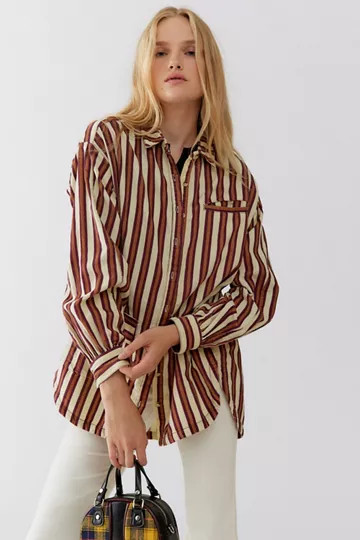 BDG Brandon Corduroy Oversized Button-Down Shirt | Urban Outfitters (US and RoW)