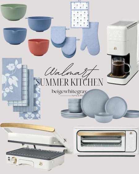 Pretty kitchen accessories that are perfect for summer!! And the white and gold appliances have my heart! They also come in different colors! 

#LTKGiftGuide #LTKhome #LTKfindsunder100