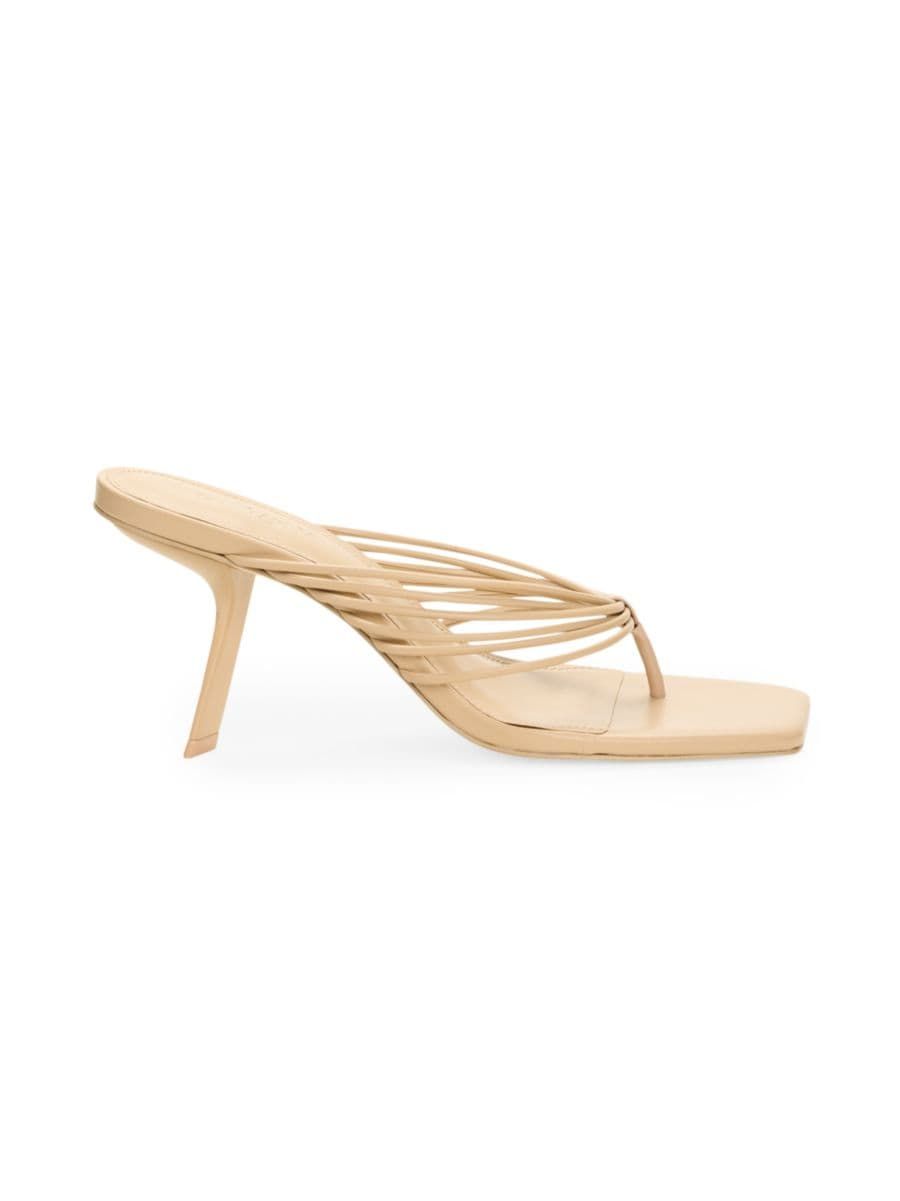 Emmy 80MM Leather Sandals | Saks Fifth Avenue