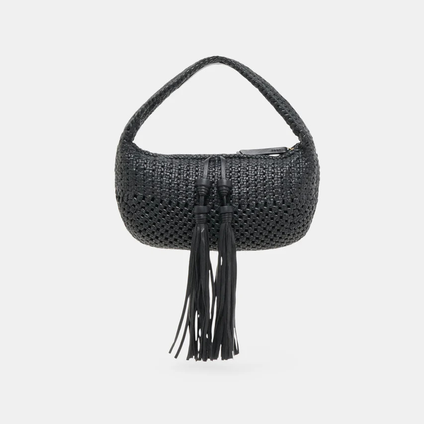 Zenia Black Leather Handbag | Dolce Vita | DolceVita.com