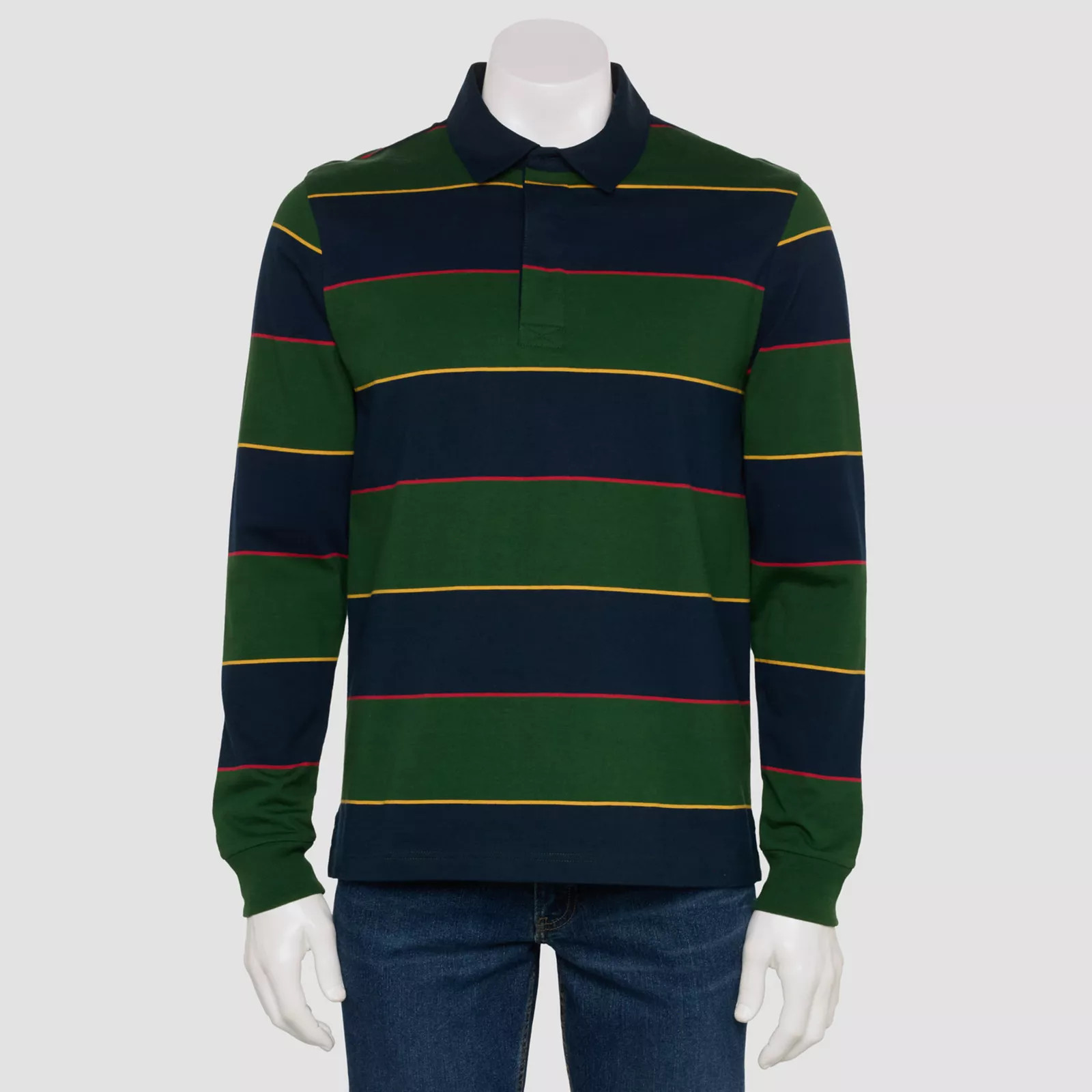 Men's Sonoma Goods For Life\u00ae Rugby Polo Shirt | Kohl's