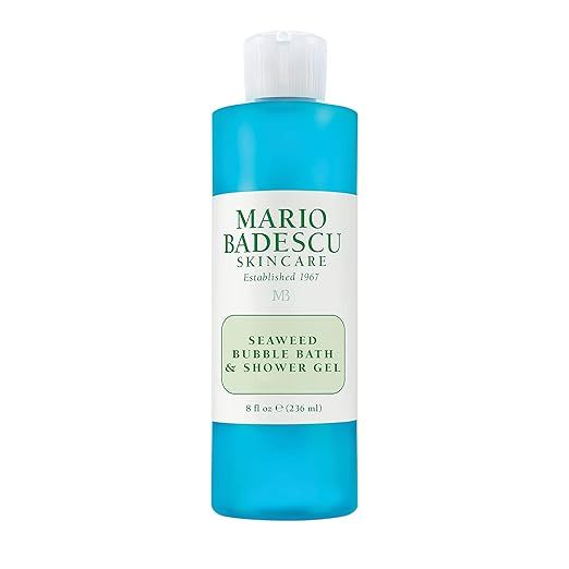 Mario Badescu Seaweed Bubble Bath & Shower Gel - 2-in-1 Daily Moisturizing Body Wash for Men and ... | Amazon (US)