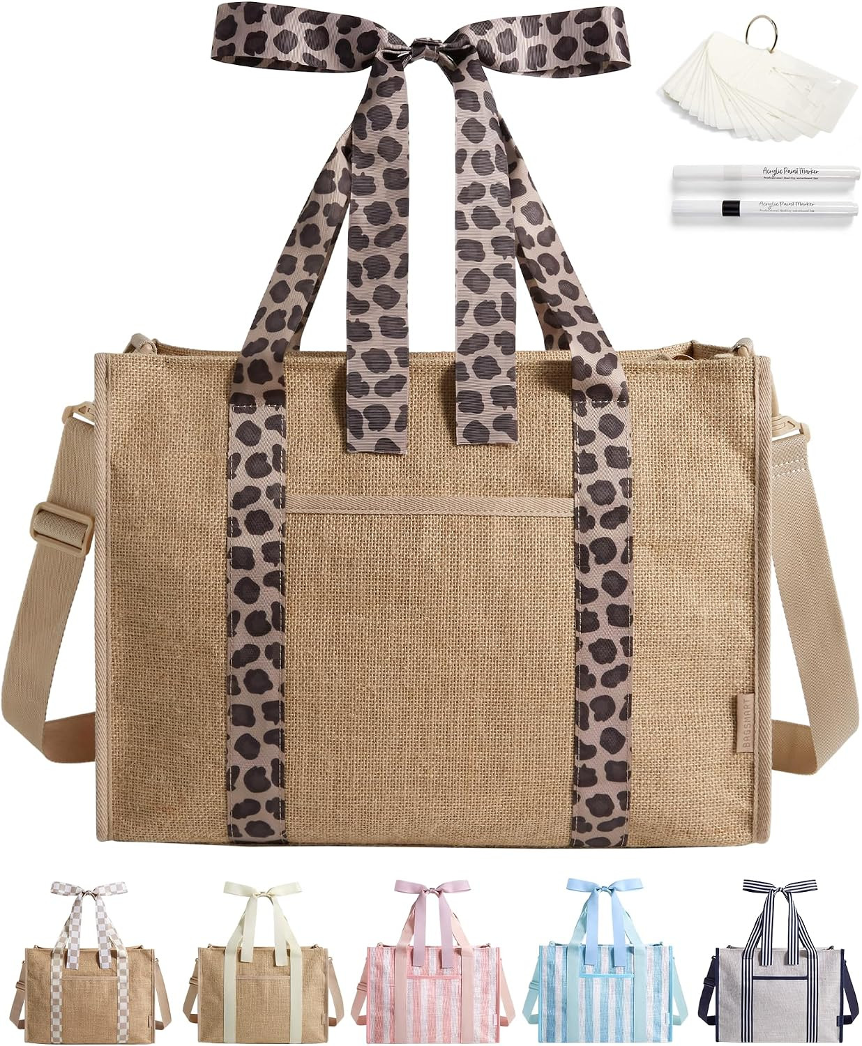 BAGSMART Tote Bag for Women, Personalized Teacher Appreciation Gifts | Amazon (US)
