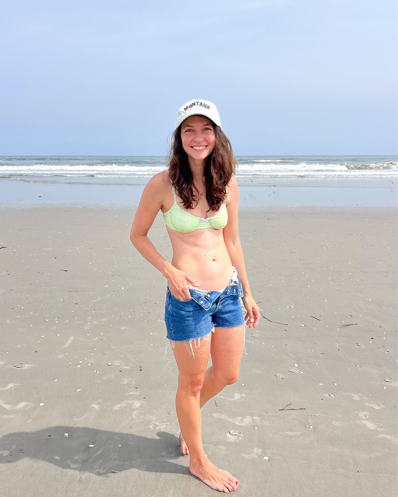 Probably the simplest summer look & also one of the most classic. I rarely wear denim shorts but there’s just something about wearing them over a swimsuit that feels quintessentially summer 😎 
Sidenote: I’m thinking about cutting my hair… like, a lot! I can’t decide! 

#LTKswim #LTKSeasonal #LTKtravel