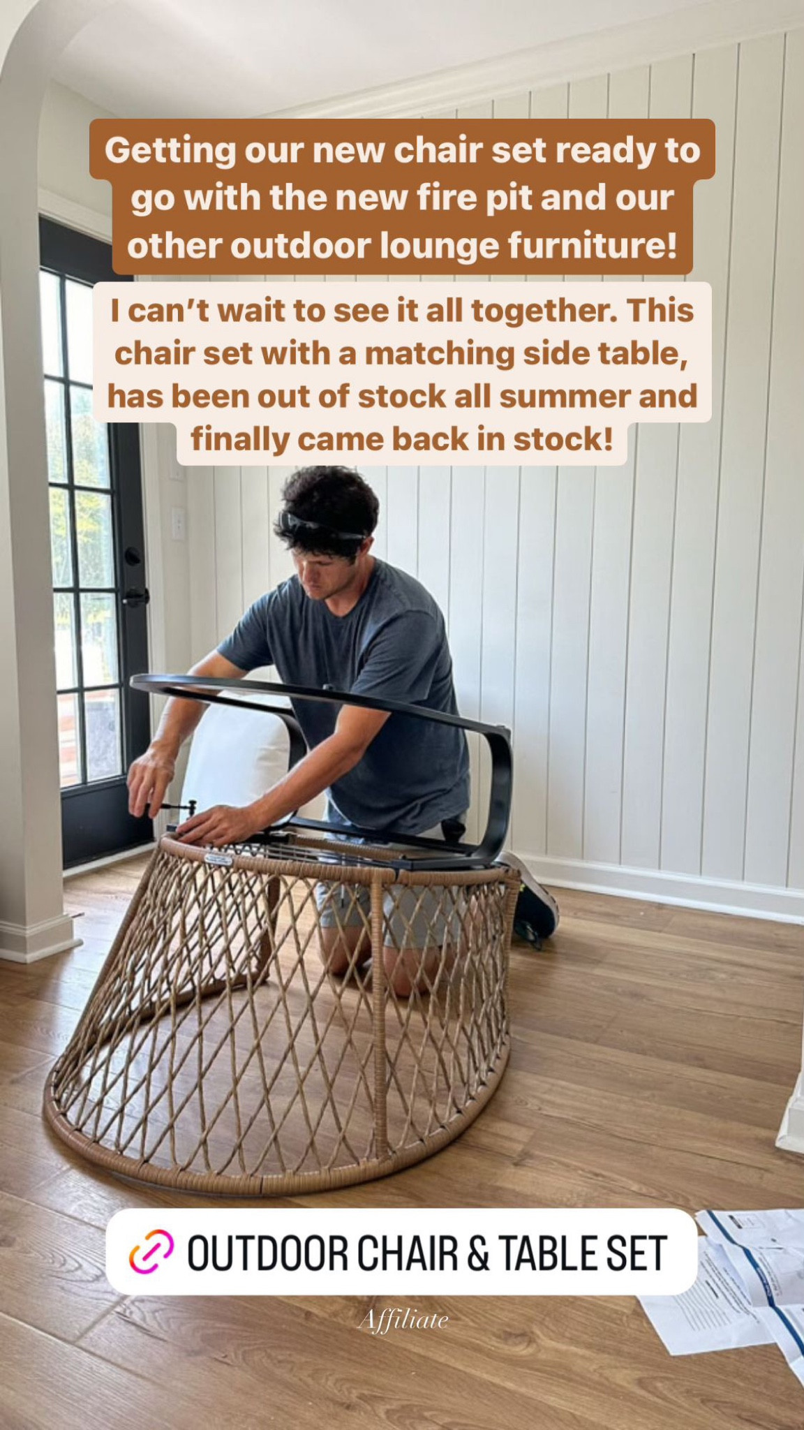 Wicker outdoor chair set with matching table, smokeless modern fire pit 

#LTKSeasonal #LTKSaleAlert #LTKHome