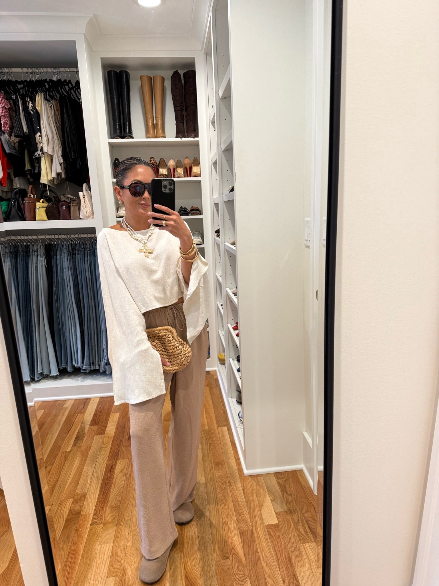 A very island style chic vibe with this outfit! 
Top: XS 
Pants: S in khaki 
Clogs: 5.5

#LTKootd #LTKPetite #LTKOver40