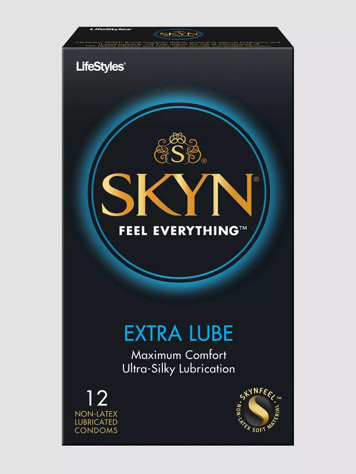 LifeStyles SKYN Extra Lubricated Non Latex Condoms (12 Count) | Lovehoney US