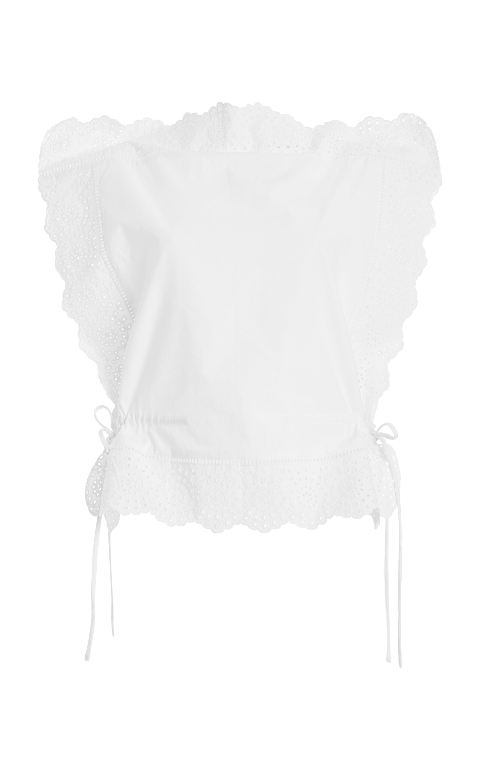 Gerda Eyelet-Detailed Cotton Top | Moda Operandi (Global)