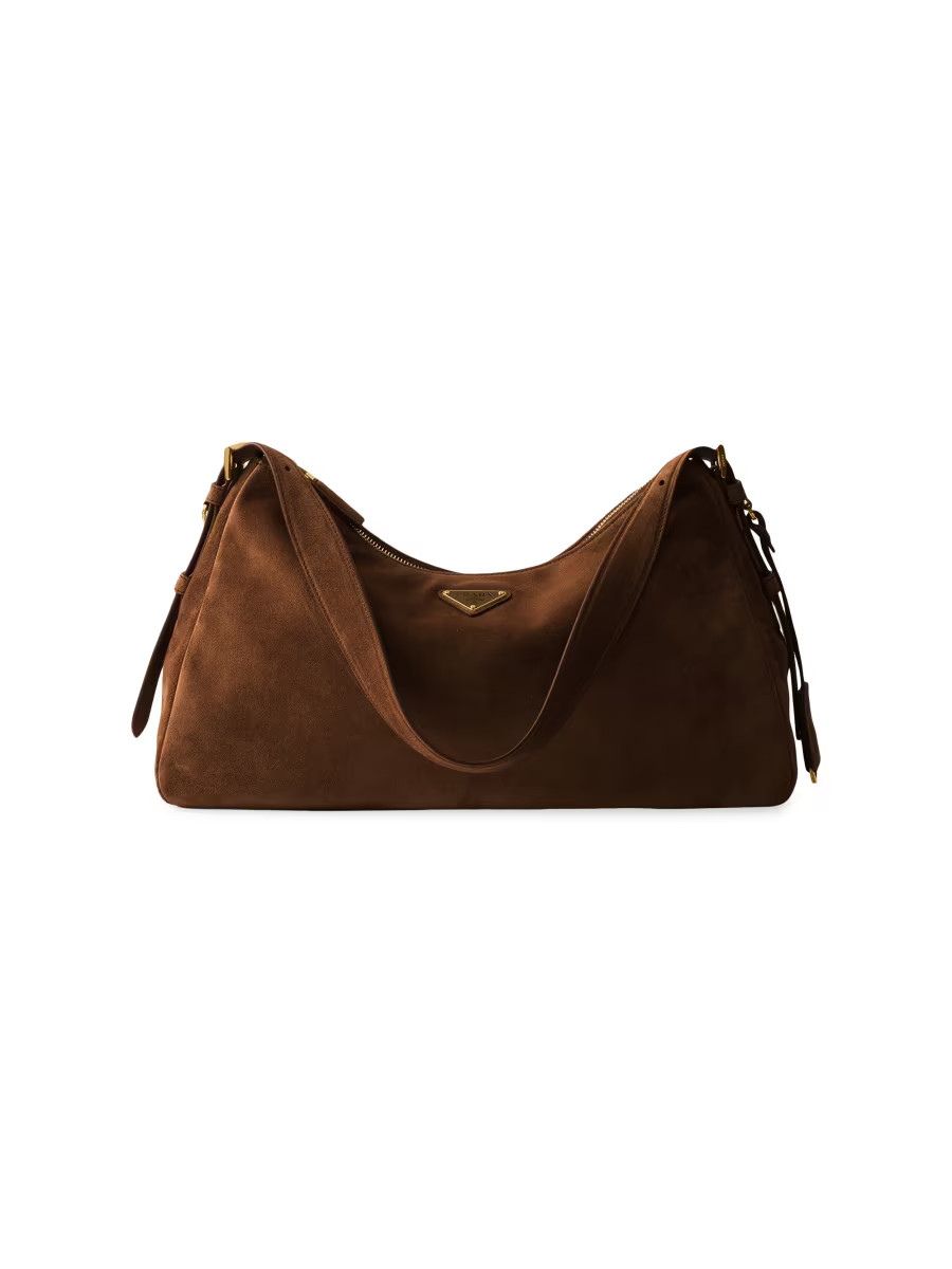 Aimèe Large Suede Shoulder Bag | Saks Fifth Avenue