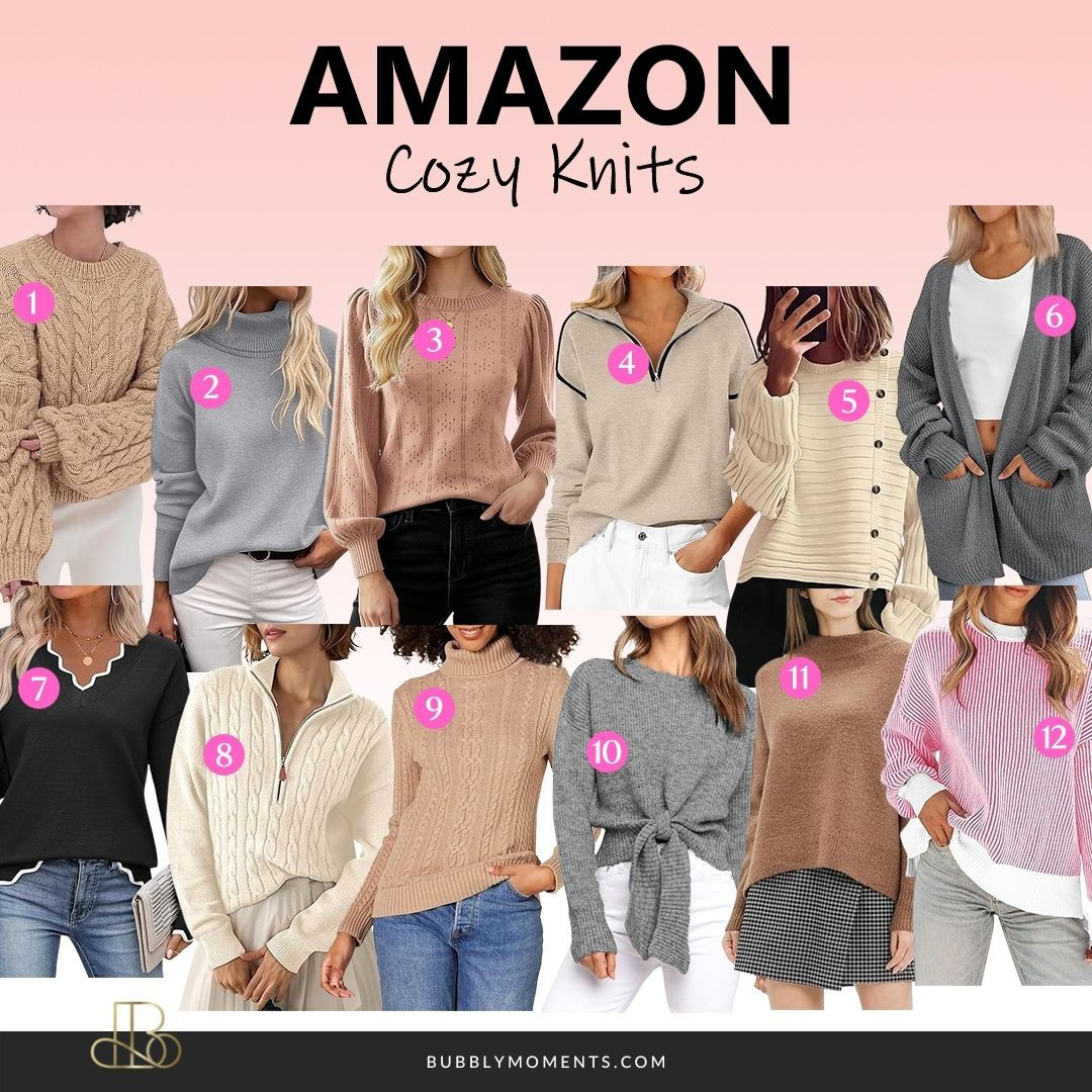 Cozy knit tops are perfect for easy, everyday outfits 🤍 These women’s cozy knits are comfortable, stylish, and simple to wear. Designed for relaxed days and cooler weather, each top is easy to style on its own or layer with jackets and coats. Soft textures and flattering fits make these knits great for daily wear.
Whether you’re running errands, working from home, meeting friends, or travelling, these knit tops help you look put together with minimal effort. Pair them with jeans, trousers, or skirts for a casual and comfortable look that works across seasons. These are versatile wardrobe pieces you’ll reach for again and again.
Save this post for cozy outfit inspiration and tap to shop ✨
#LTKootd #LTKFindsUnder100 #LTKFindsUnder50 #cozyknits #knittops #womensfashion #fallfashion #winterfashion #casualstyle #everydayfashion #amazonfashion #amazonfinds #amazonoutfits #outfitinspo #fashioninspo 

 