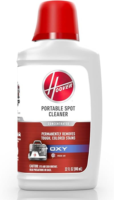 Hoover 32 oz Oxy Portable Spot Cleaner Solution, for use in Hoover CleanSlate Spot Cleaners, Carp... | Amazon (US)