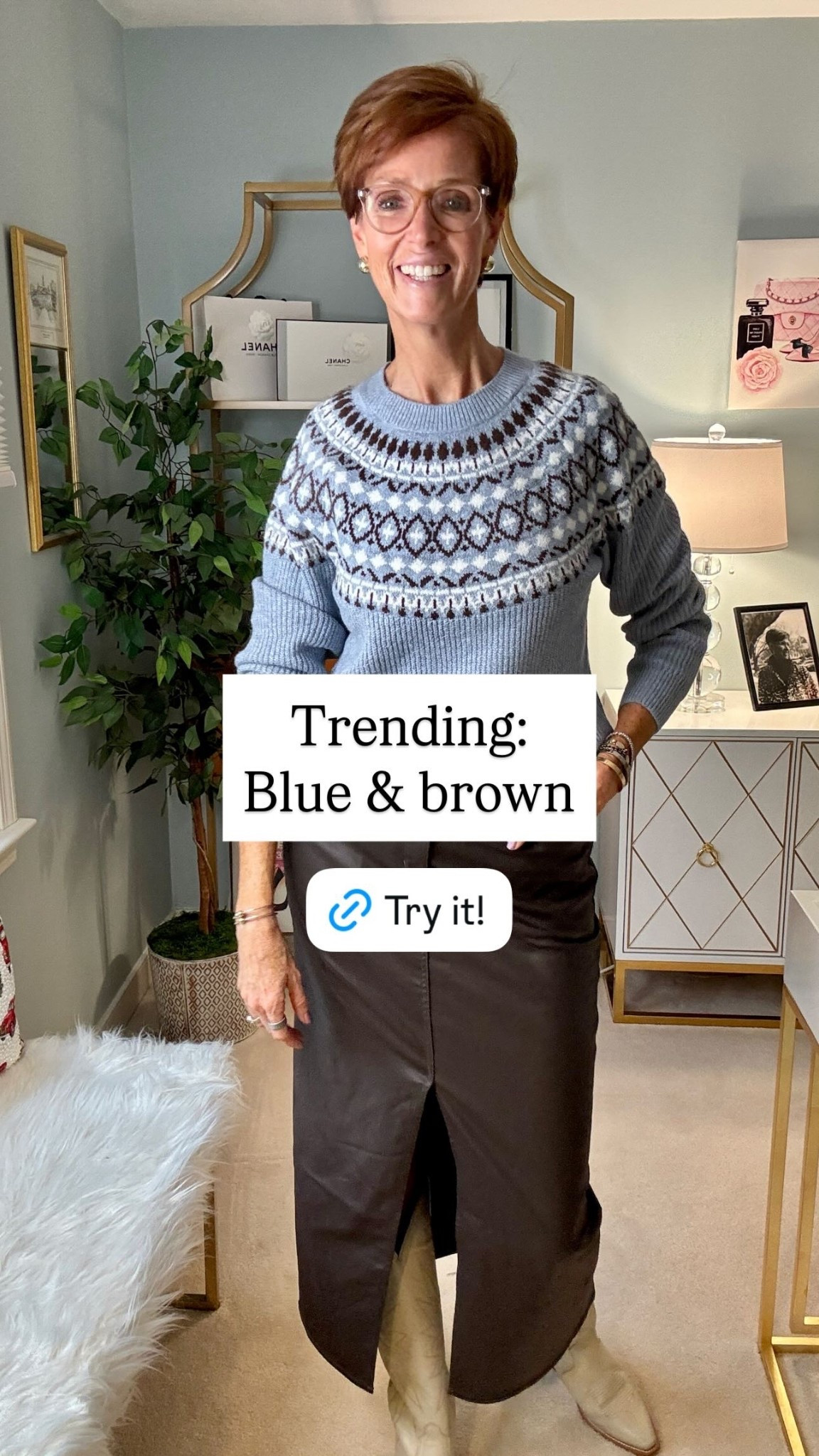 Trending:
Blue & brown

#LTKTall #LTKHoliday #LTKOver40