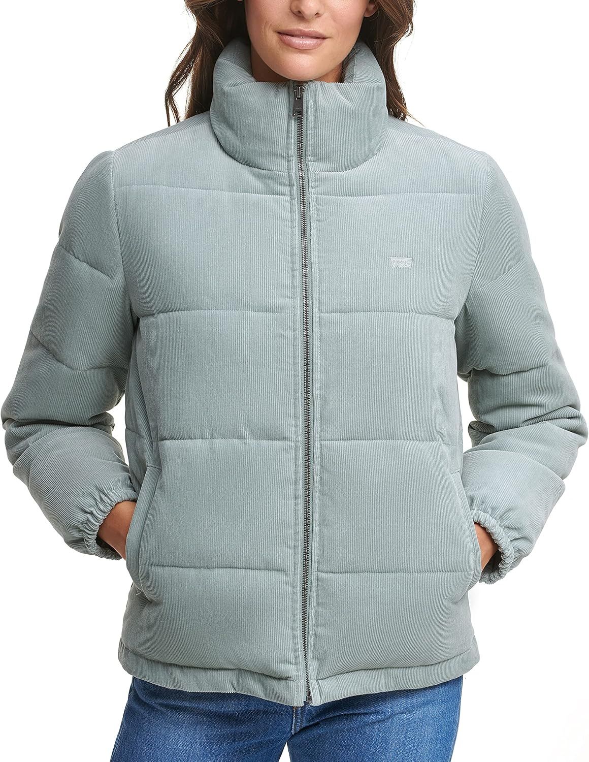 Levi's Women's Zoe Corduroy Puffer Jacket (Standard & Plus Sizes) | Amazon (US)
