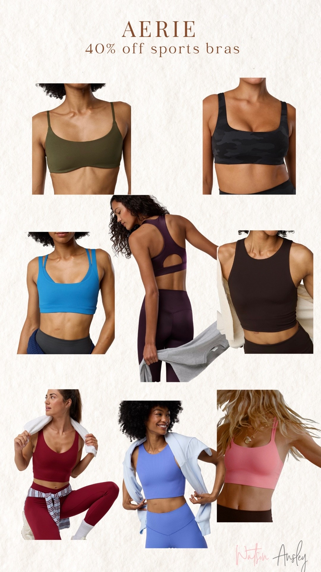 Shop 40% off sports bras at Aerie!

Workout | fitness | comfy | comfort | stretchy | fitness | fit | exercise | active | athlete | athletic | athleisure | daily | running | aerie | American Eagle | sale 



#LTKfitnessgoals #LTKootd #LTKActive