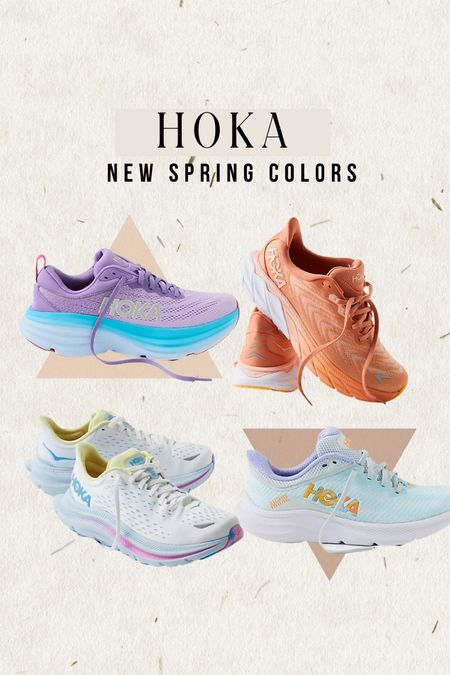New Spring Hoka colors!!! Obsessed best sneaker ever 

#LTKSeasonal #LTKfit #LTKshoecrush