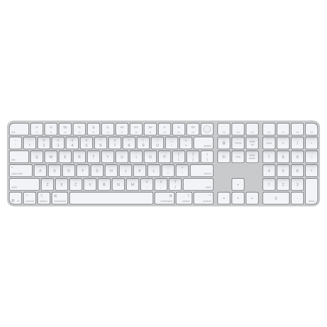 Magic Keyboard with Touch ID and Numeric Keypad for Mac models with Apple silicon (USB–C) - US... | Apple (US)