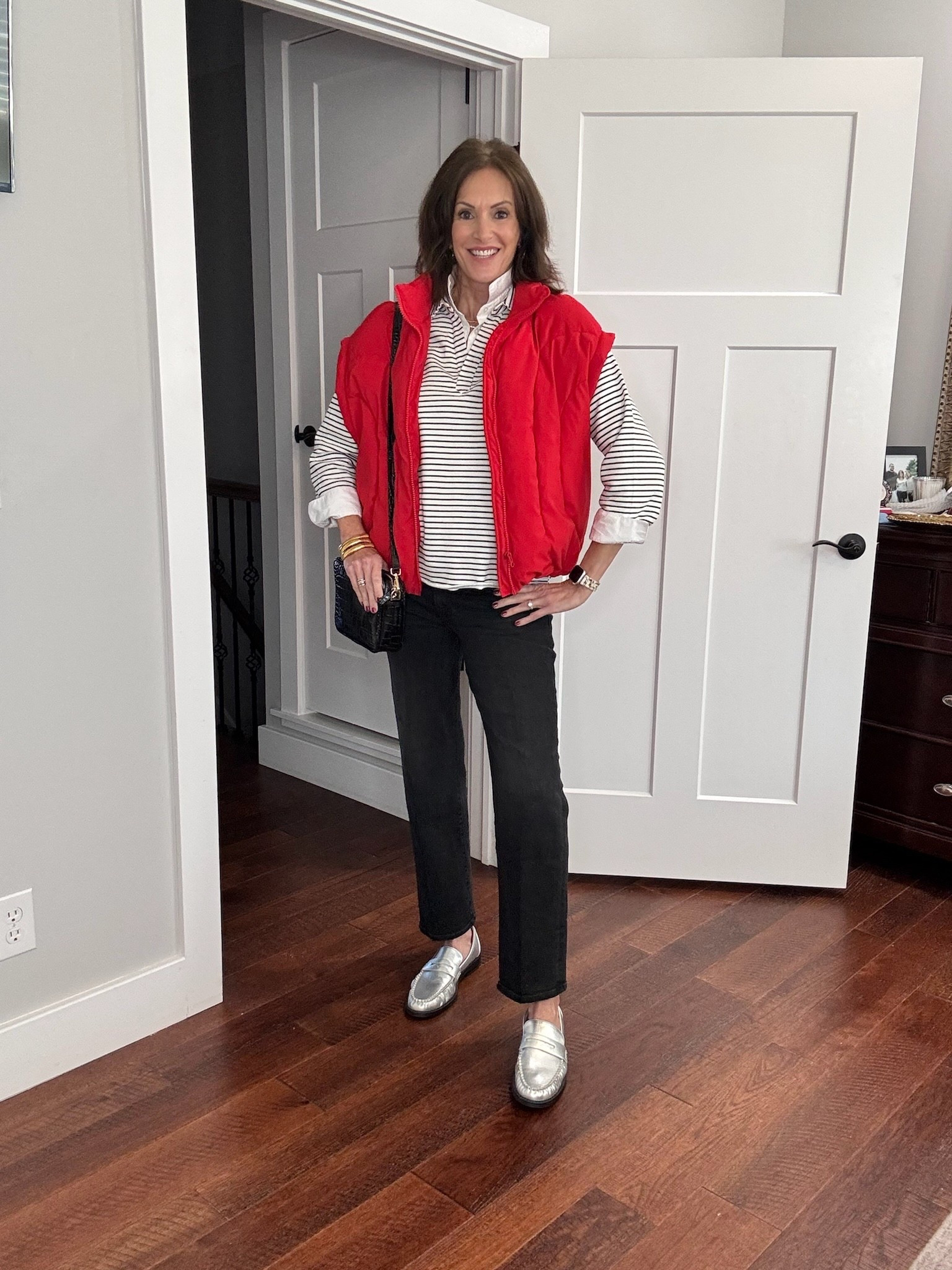 Comfy post holidays outfit! Vest size medium, top size medium jeans 28

Women’s fashion, outfit inspo, outfit ideas, what to wear for, fashion over 40, fashion over 50, fall outfit ideas, winter fashion, winter styles, winter outfits, winter outfit inspo, holiday styles, holiday outfits, holiday outfit inspo, holiday fashion, trending fashion, chic style, new years outfit, New Year’s Eve outfit

 


#LTKOver40 #LTKootd #LTKHoliday