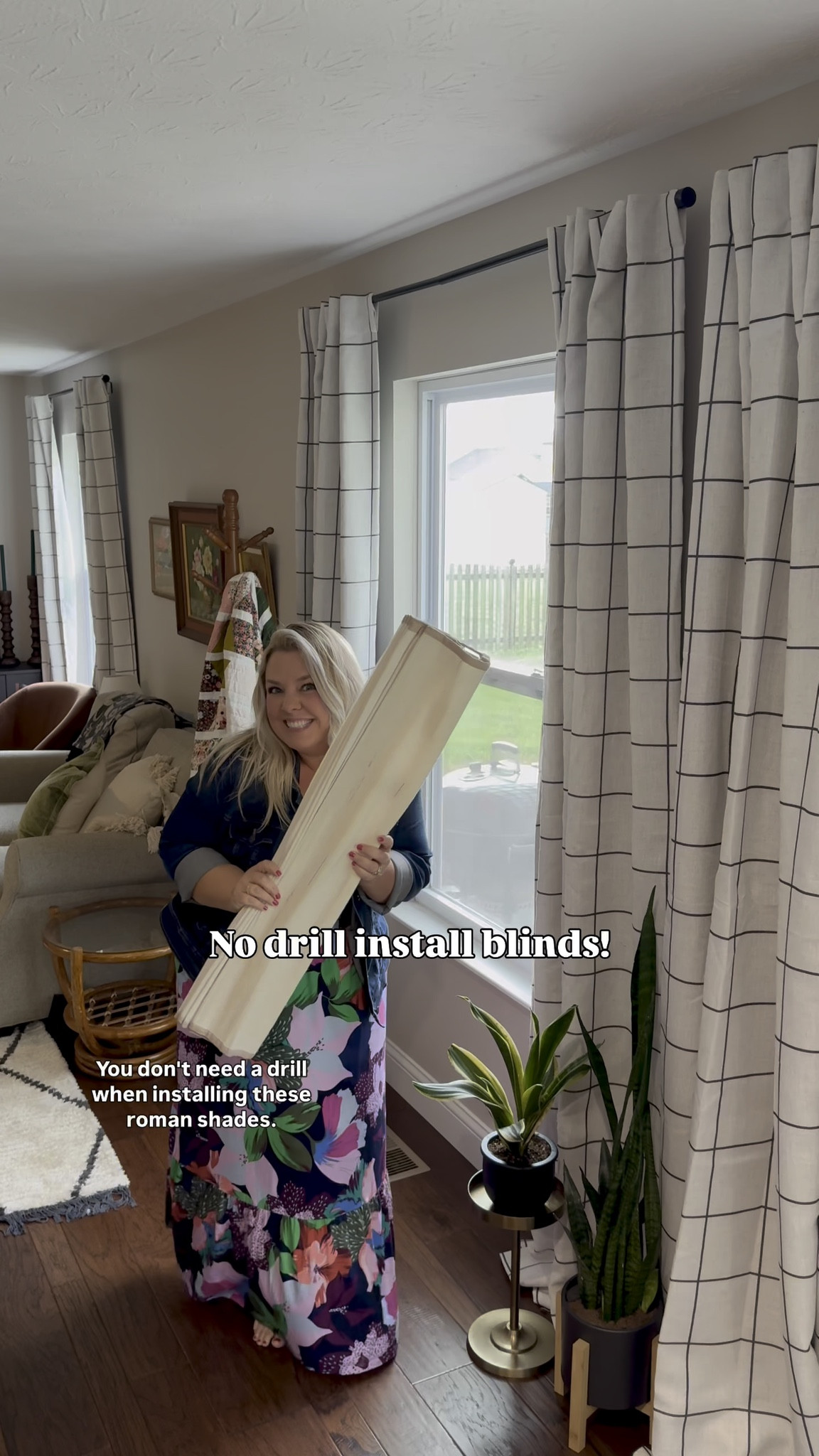 I love these tension set blinds/Roman shades b/c you don’t need to drill any holes som, making them renter friendly! They come in several colors & light filtering options! Linking 2 brands, I have & love both!

#LTKFindsUnder100 #LTKOver40 #LTKHome