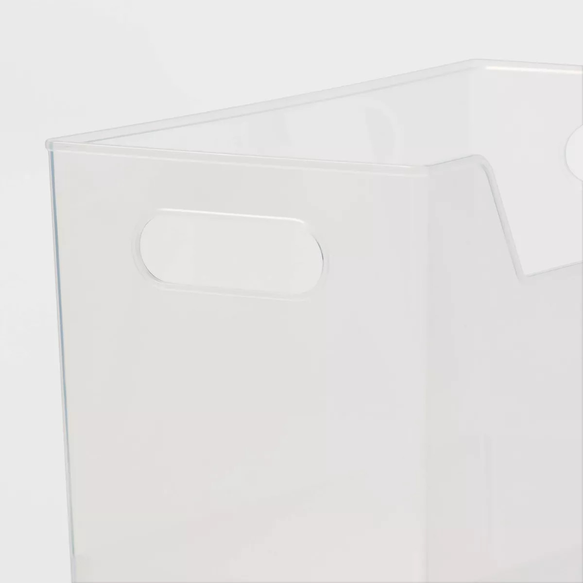 Large Multipurpose Storage Bin Clear - Brightroom™: Polyethylene, Universal Utility, 9.75" H, 8... | Target