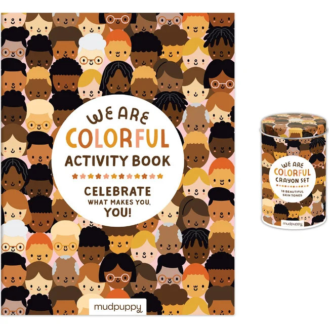 We Are Colorful Crayon and Activity Book Set | Maisonette