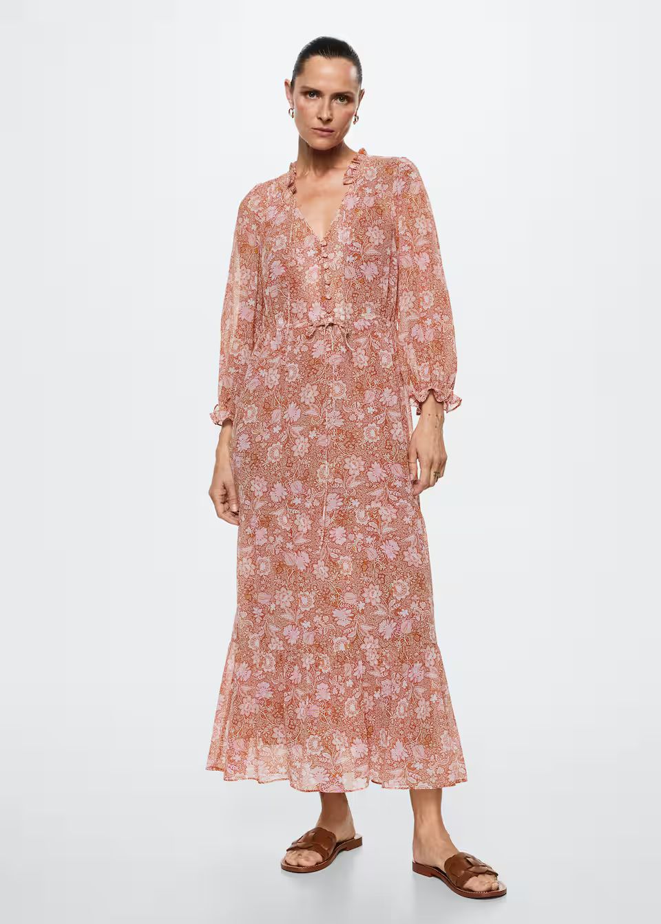 Floral print dress | MANGO (US)