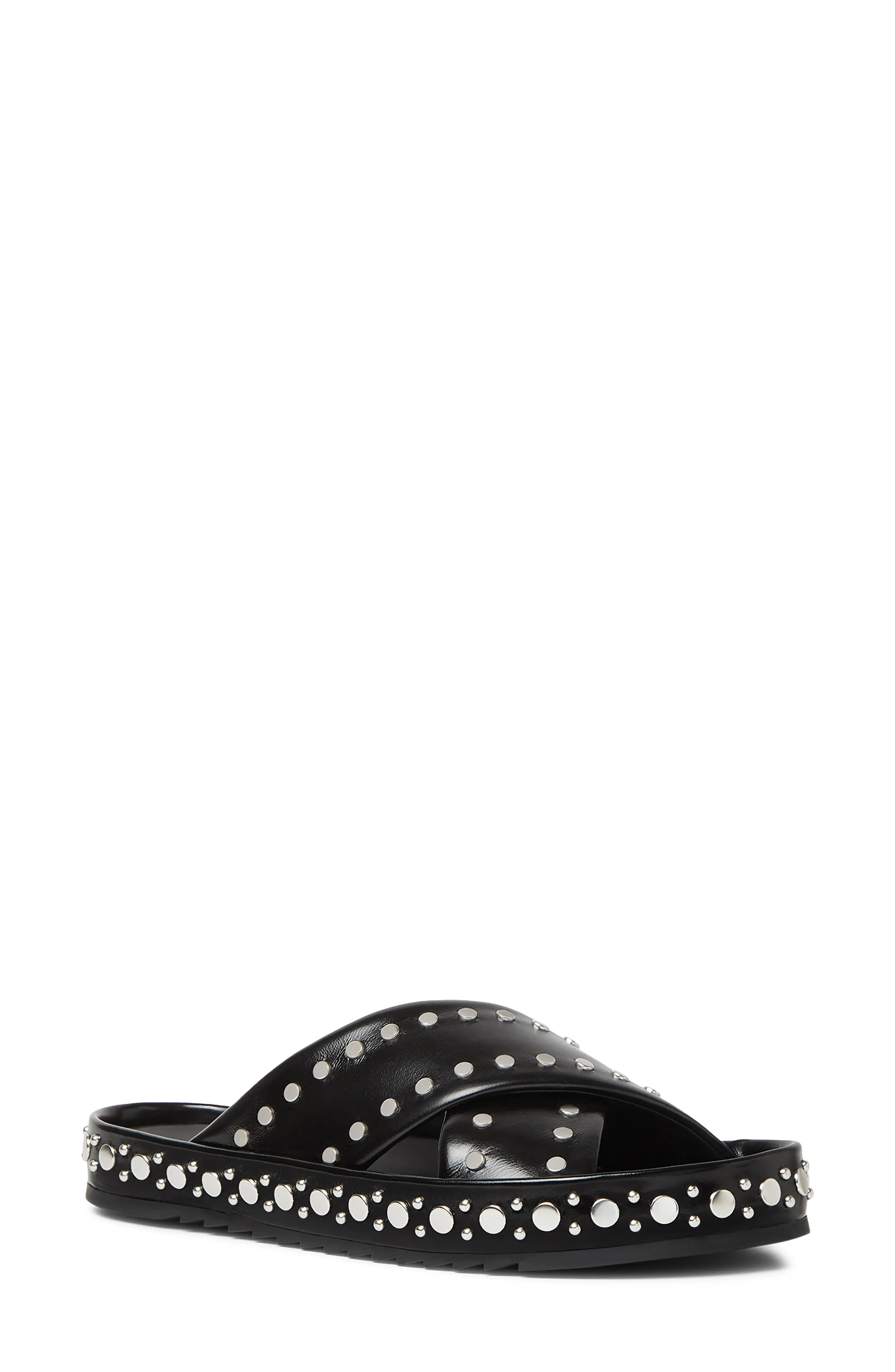 Fendi Leather Studded Slide Sandal (Women) | Nordstrom | Nordstrom