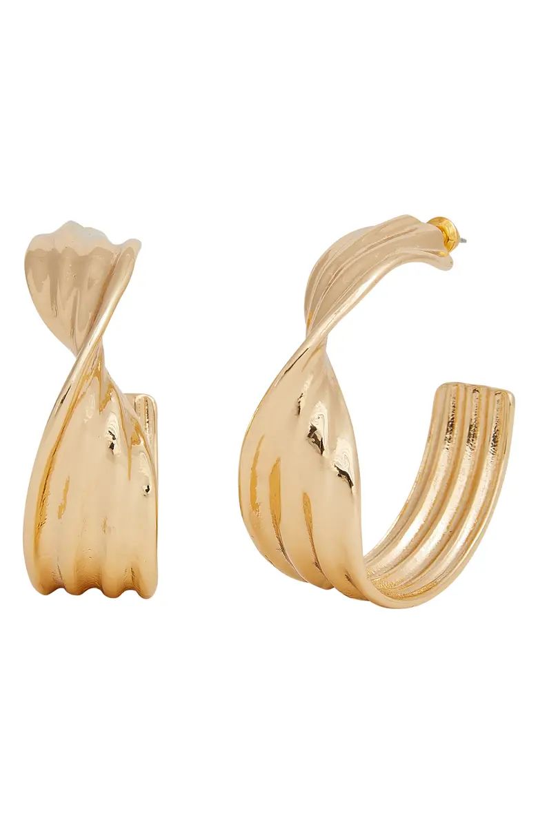 Rossdale Twisted Hoop Earrings | Nordstrom