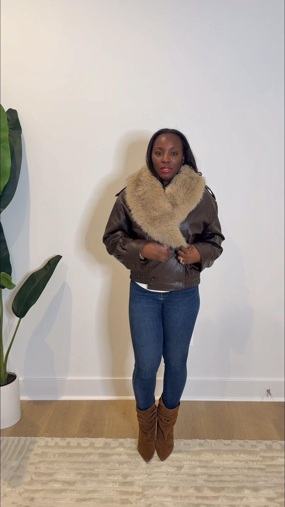 I can’t get enough of this jacket from Zara. I love that you can take off the faux fur and rocket as it is. Zara , outs , fall outfit, thanksgiving outfit 

#LTKootd #LTKTravel #LTKHoliday