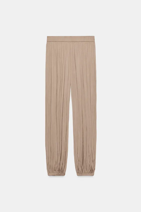 SATIN EFFECT PANTS | Zara US