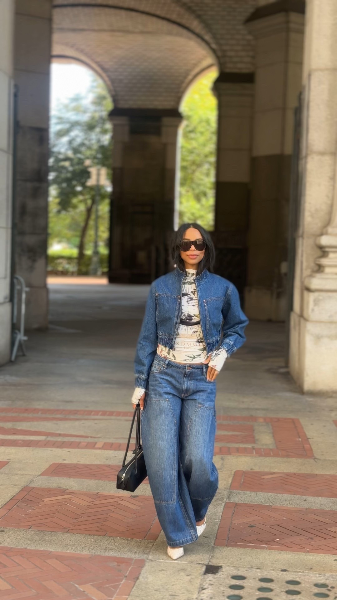 denim on denim #nyfw 

#LTKStyleTip