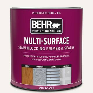 1 qt. White Interior/Exterior Multi-Surface Primer and Sealer | The Home Depot