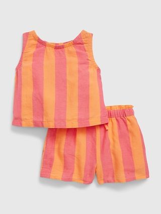 Toddler Linen-Cotton Two-Piece Outfit Set | Gap (US)