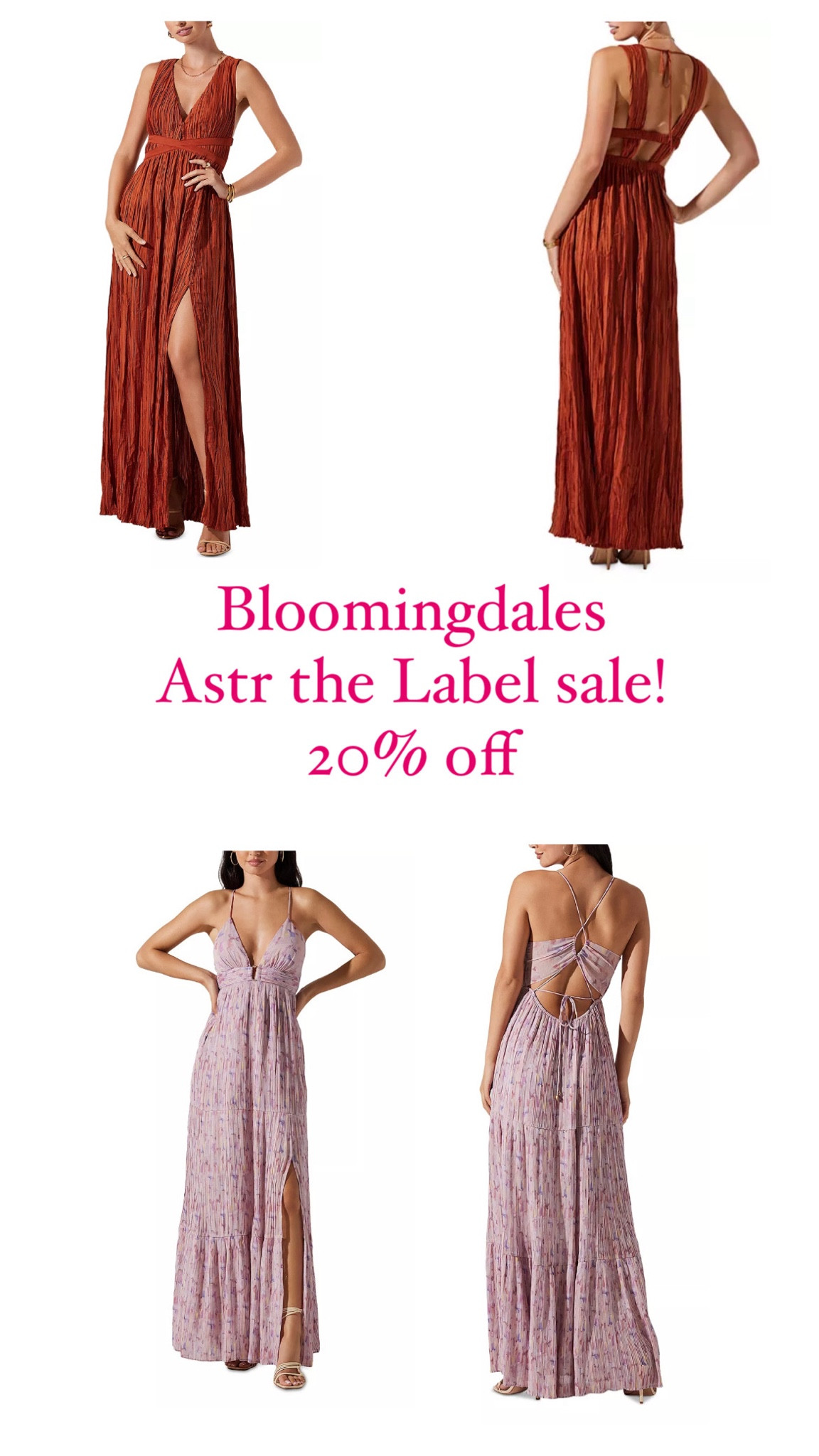 Bloomingdales ASTR the label sale!