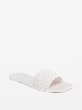 Quilted Jelly Slide Sandals | Old Navy (US)