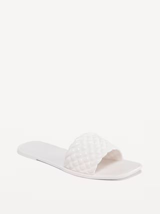 Quilted Jelly Slide Sandals | Old Navy (US)
