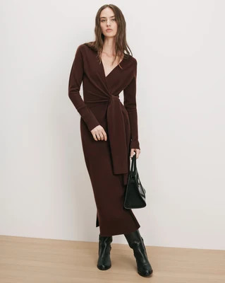 Salomez Wrap Midi Dress | Veronica Beard