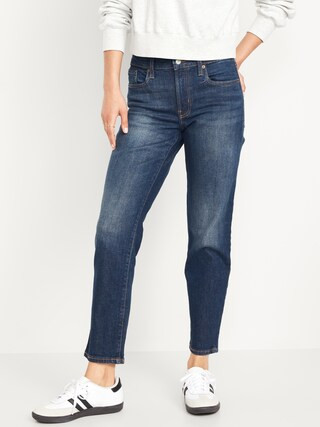 Mid-Rise OG Straight Ankle Jeans | Old Navy (US)