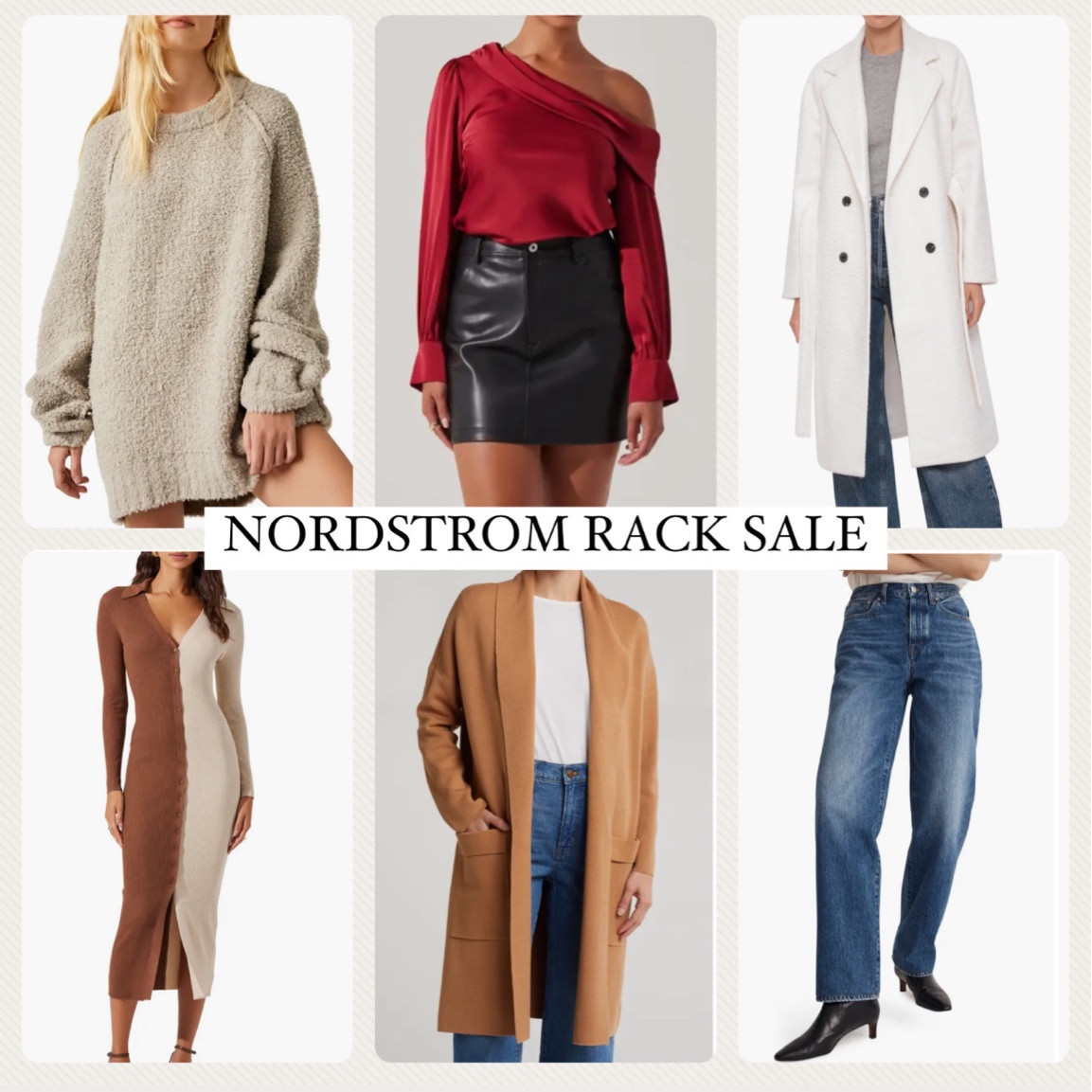 Nordstrom rack sale finds ! Love the cardigan and oversized sweater 

Jeans
Fall dress 
Fall outfit 
Sweater 

Follow my shop @whitswhims on the @shop.LTK app to shop this post and get my exclusive app-only content!

#liketkit #LTKFindsUnder50 #LTKFindsUnder100 #LTKSaleAlert
@shop.ltk
https://liketk.it/4UgzM

#LTKGiftGuide #LTKCyberWeek #LTKHoliday