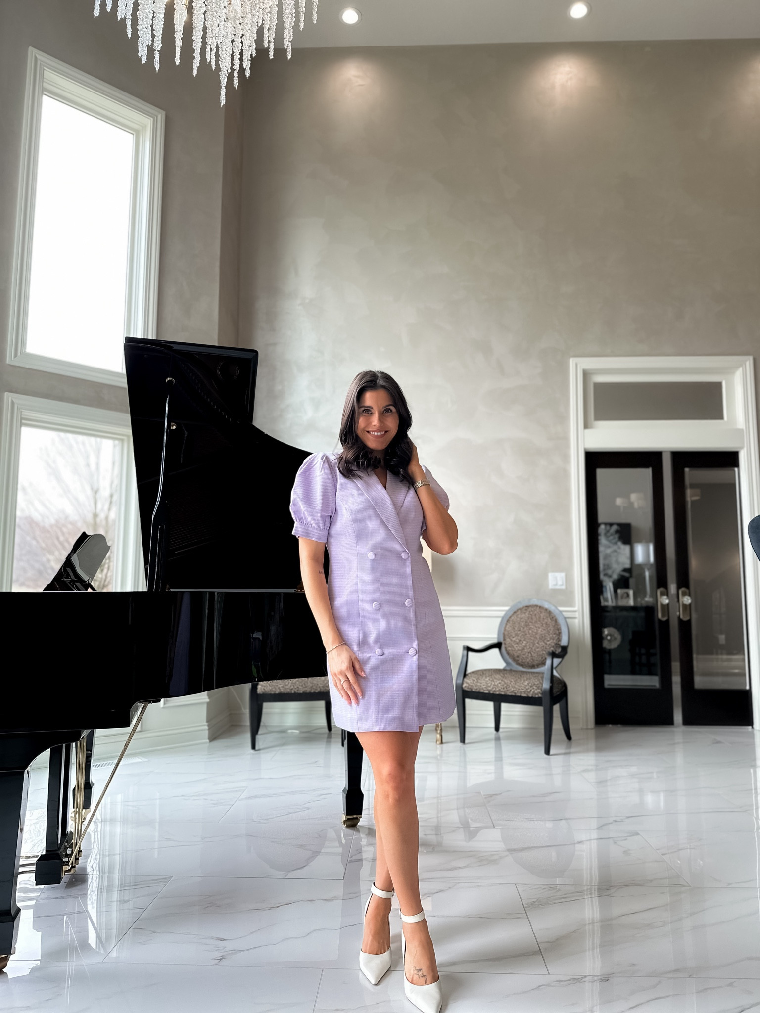 Happy Easter!! 🐇🌷🌤️

Wearing my @adelynraeofficial dress today! It was perfect for Easter Sunday! I love anything pastel for Spring! 

This purple puff sleeve blazer dress is STUNNING!! I’m obsessed with the puff sleeves and the pink detail throughout! 

Fits TTS. I’m wearing size small

You can shop my dress & other @adelynraeofficial products at the links below! 

Don’t forget to follow me to shop my favorite brands, stay up to date on current sales, and to keep up with what’s trending!

#ad #adelynrae #fashion #style #dress #classy #romper #formalwear #weddingseason #weddingguest #bride #easter #styleblogger #liketkit #shopltk #springstyle 

#LTKSeasonal #LTKwedding #LTKstyletip