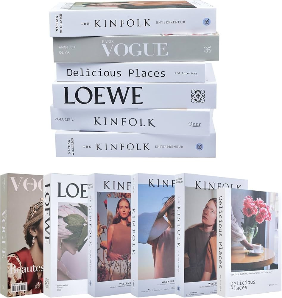 6 Pcs Decorative books,Fake Books for Decoration,decorative books for home decor,decoracion para ... | Amazon (US)