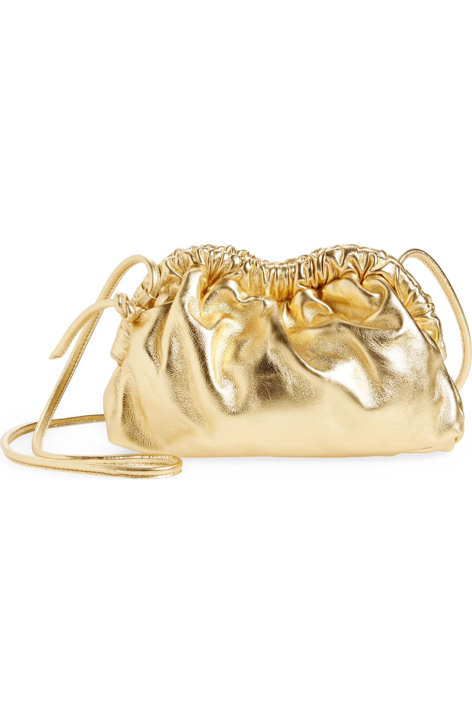 Mansur Gavriel Mini Cloud Metallic Leather Clutch | Nordstrom | Nordstrom