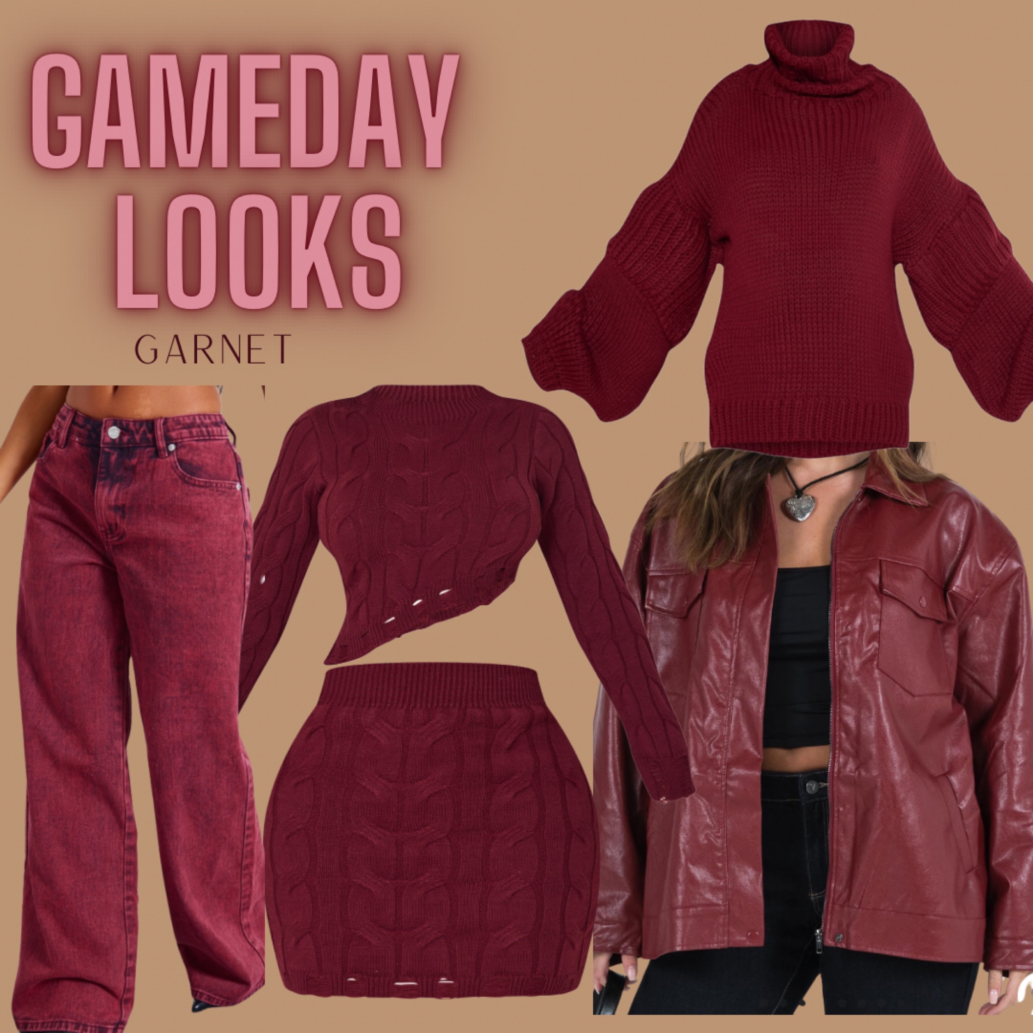 Garnet / Burgundy GAMEDAY looks 

#LTKFallSale #LTKSeasonal #LTKStyleTip
