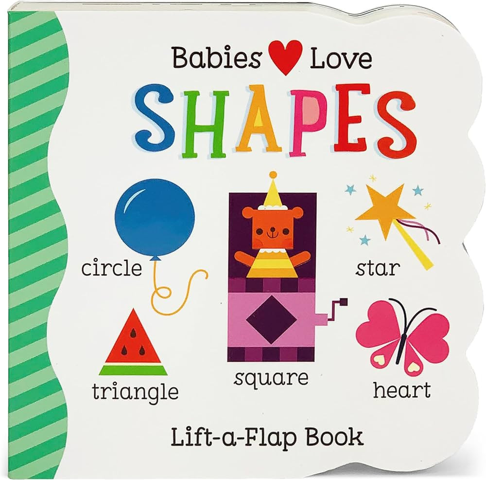 Babies Love Shapes - A First Lift-a-Flap Board Book for Babies and Toddlers Learning about Shapes... | Amazon (US)
