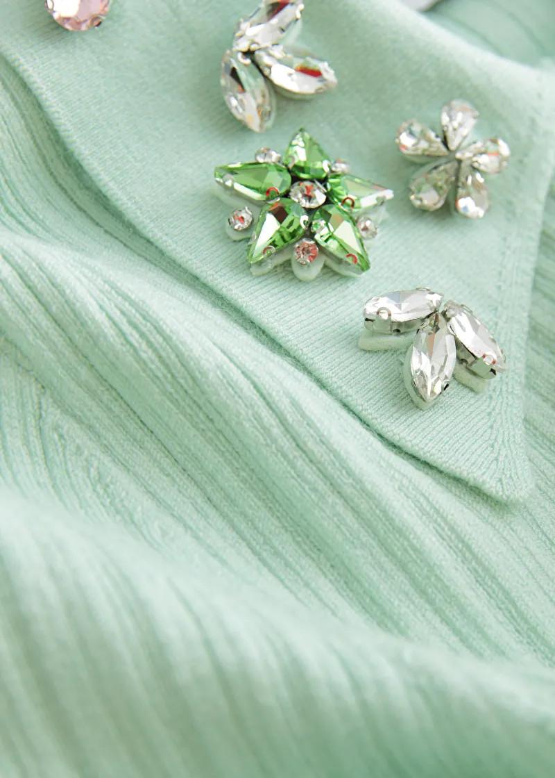 Fitted Embellished Polo Top | & Other Stories (EU + UK)