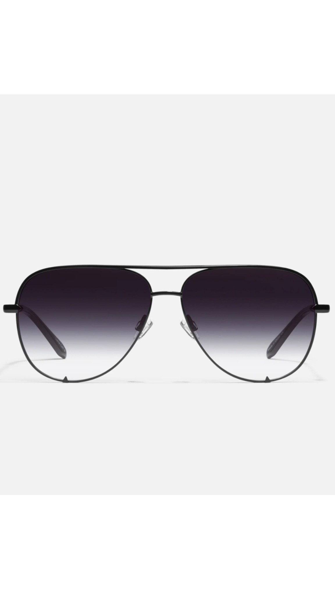 Quay high-key large sunglassess