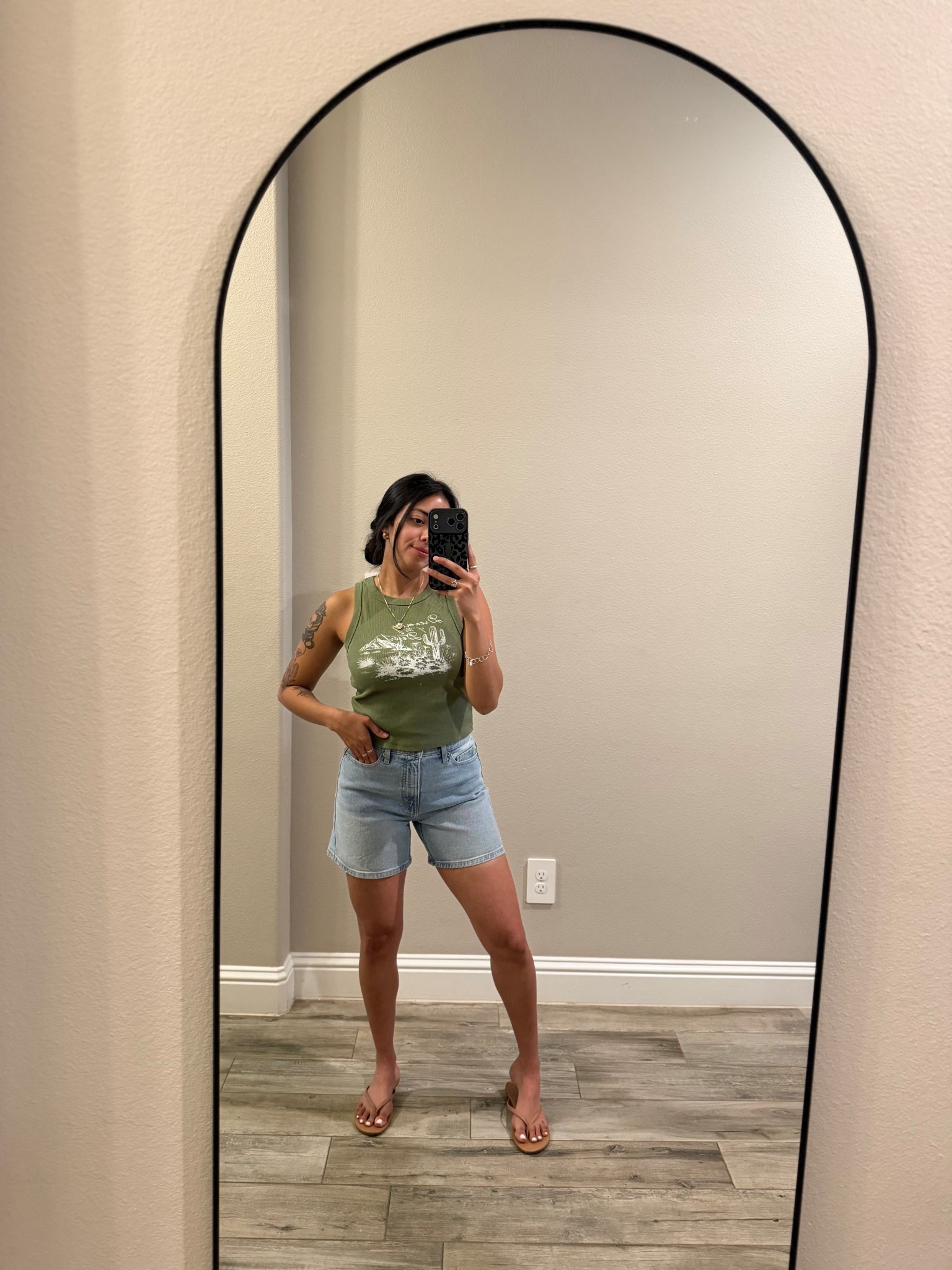 casual outfit 
#walmart #jeanshorts #springshorts

#LTKootd #LTKPetite