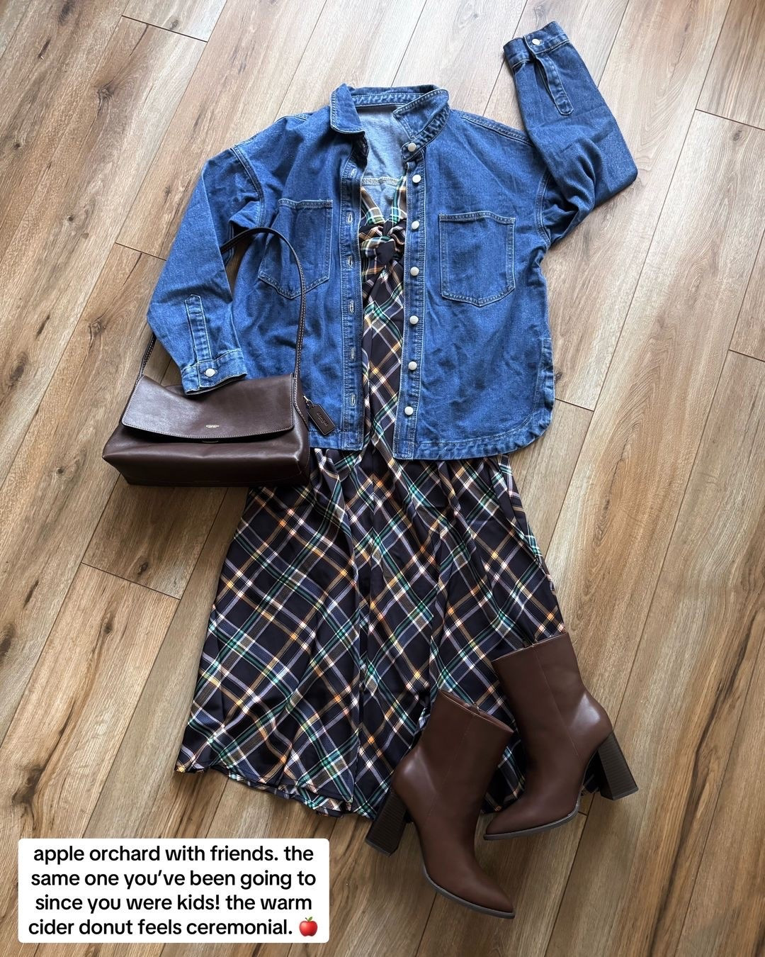denim jacket outfits. denim shirt jacket. plaid maxi dress.

#LTKSeasonal #LTKstorytime #LTKSaleAlert