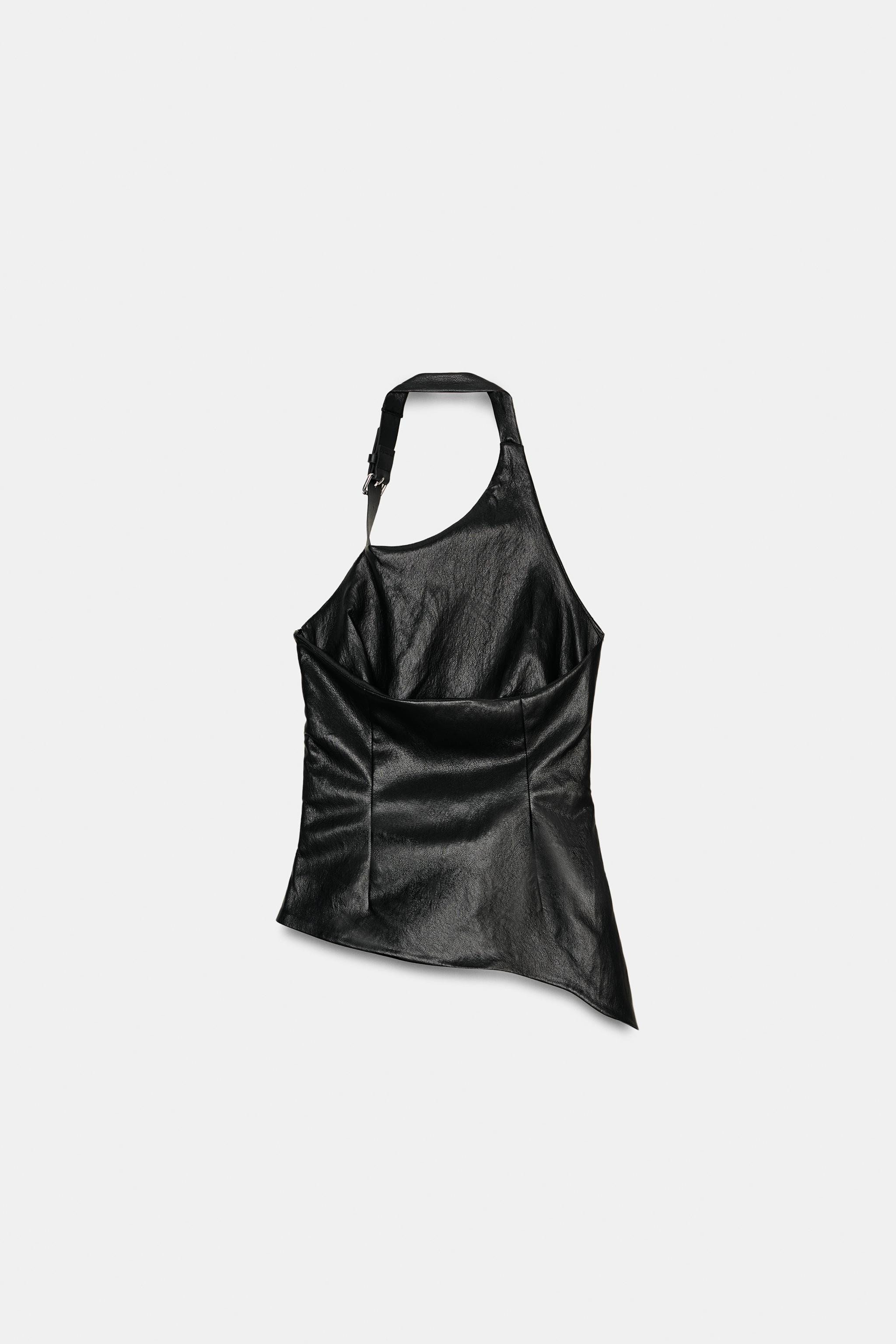 BUCKLE HALTER TOP | Zara Canada
